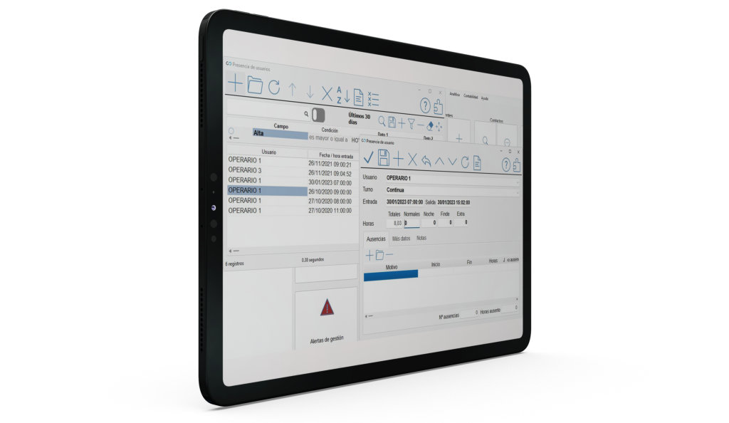 Módulo de control de presencia